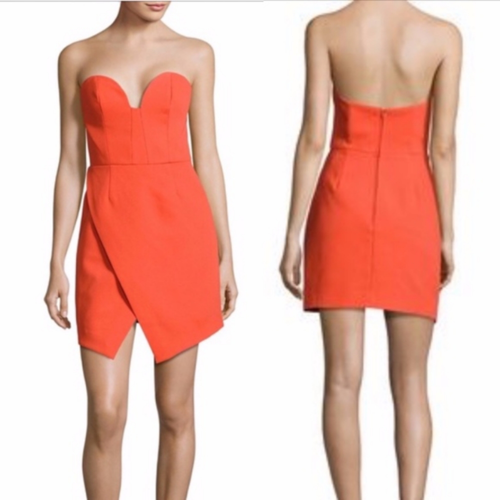 C/meo collection Sweet Darling Strapless Dress